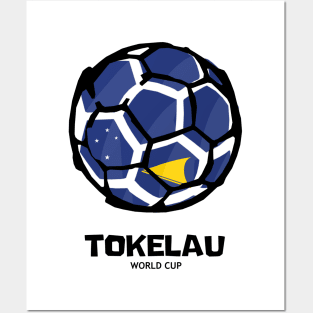 Tokelau Football Country Flag Posters and Art